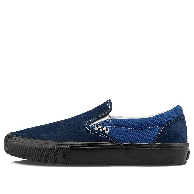 Vans Unisex Skate Slip-On VCU Sneakers Black/Blue VN0A4BWDNGV