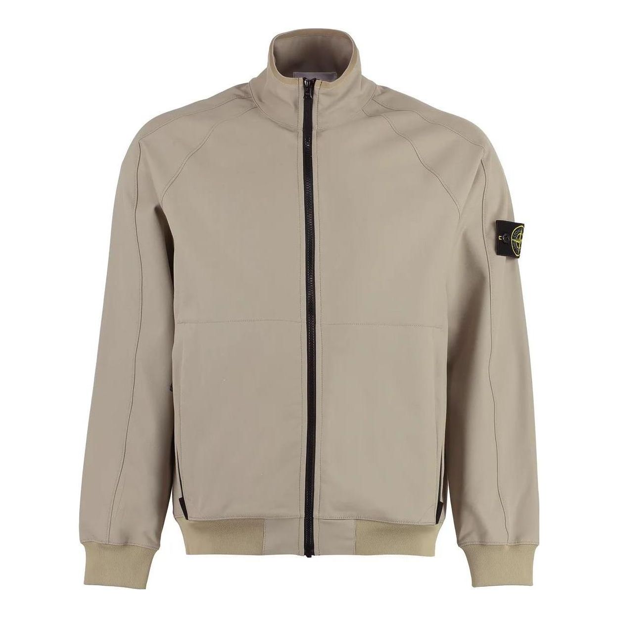 STONE ISLAND Waffen Patch Tech Track Jacket 'Tan' 781560753-V0092