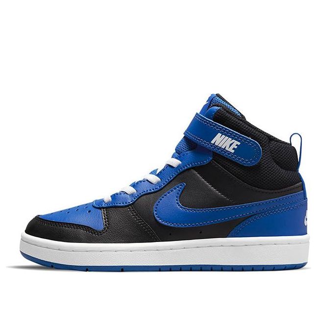 (PS) Nike Court Borough Mid 2 'Black Game Royal' DM8873-001