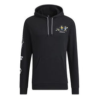 Men's adidas neo Illustration Printing Sports Black HG6589