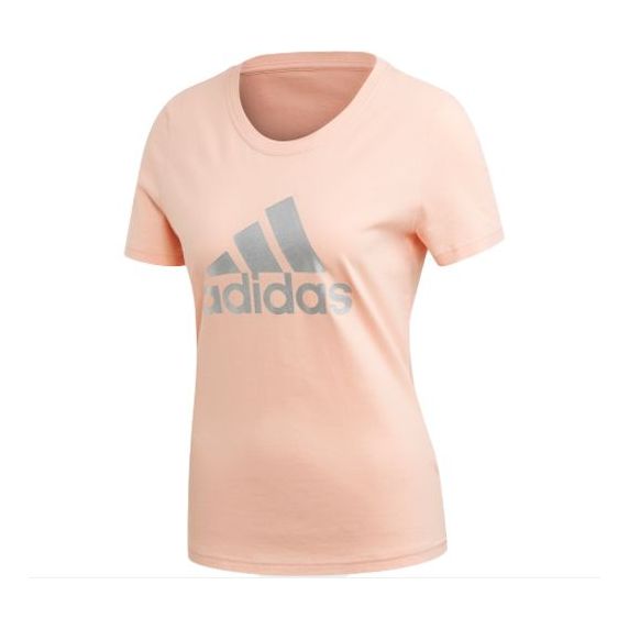 (WMNS) adidas Sports Stylish Short Sleeve Pink Red FM9448