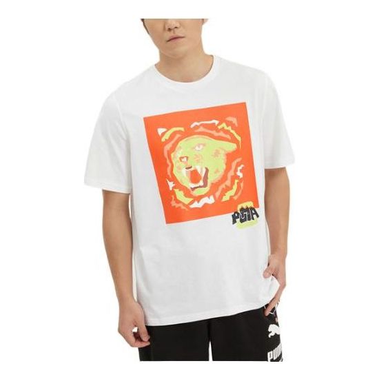 PUMA 4th Quarter Basketball T-Shirt 'White' 532361-09
