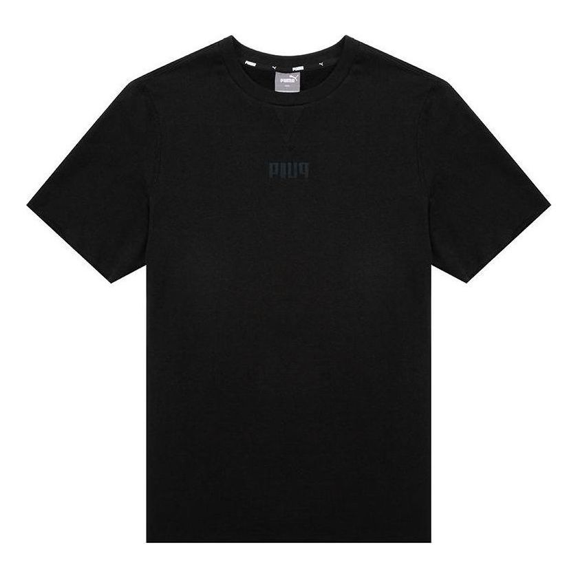 PUMA Basic Logo T-Shirts 'Black' 849593-01
