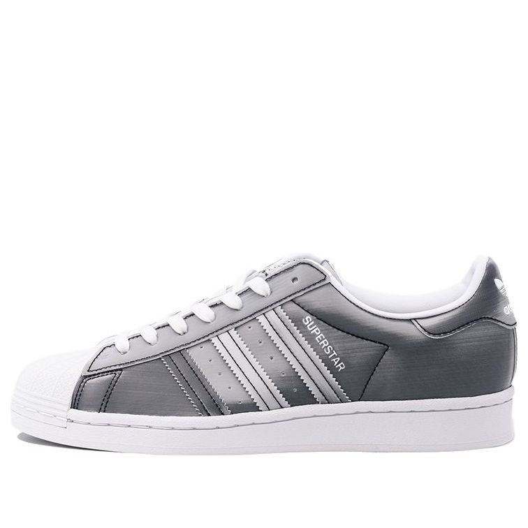 adidas originals Superstar Fashion Casual Skate Shoes Unisex Gray Silver FX7780