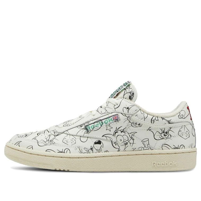 Reebok x Tom & Jerry Club C 'Sketch' FX4011