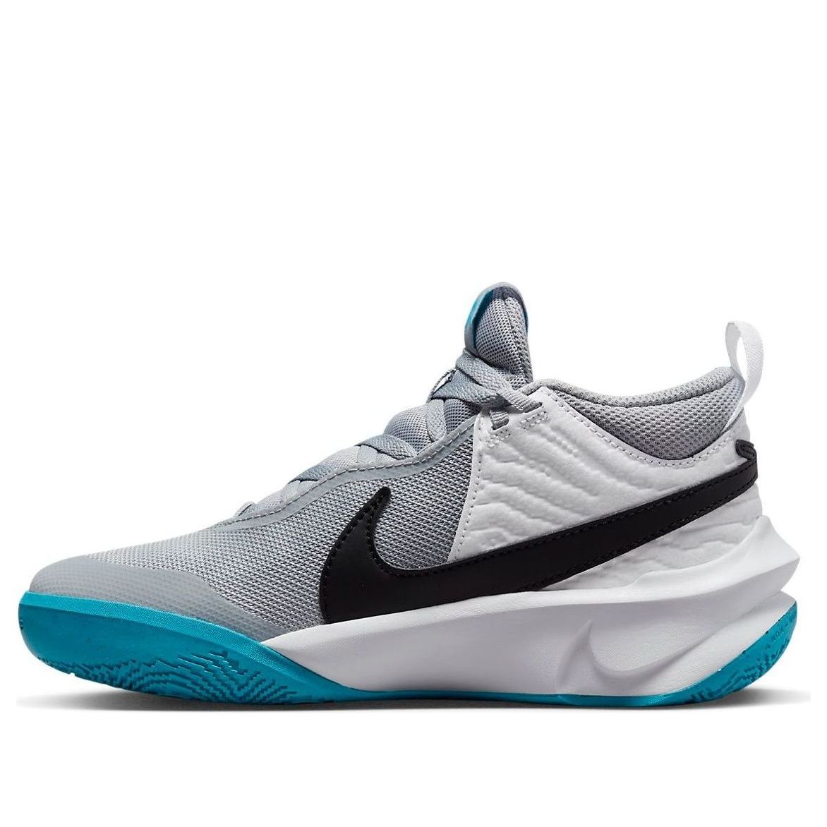 (GS) Nike Team Hustle D10 'Grey Blue Lightning' CW6735-104