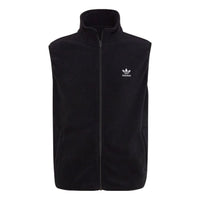 adidas Adicolor 3-Stripes Fleece Vest 'Black' HK7392