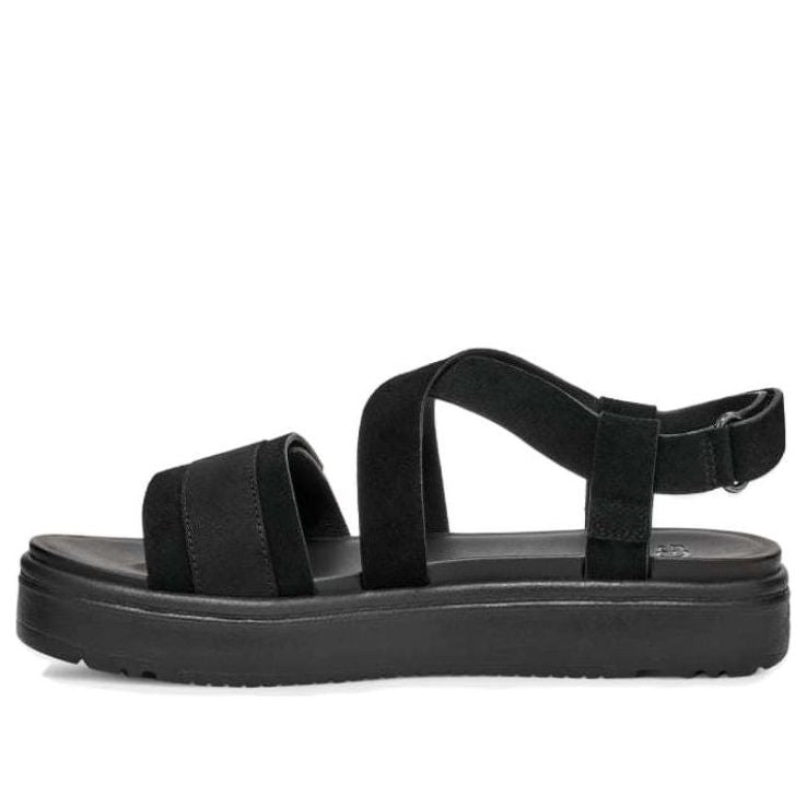 (WMNS) UGG Zayne Ankle Strap II 'Black' 1158053-BLK