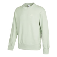 Men's Nike Sportswear Logo Casual Sports Round Neck Pullover Light Green DA0022-017