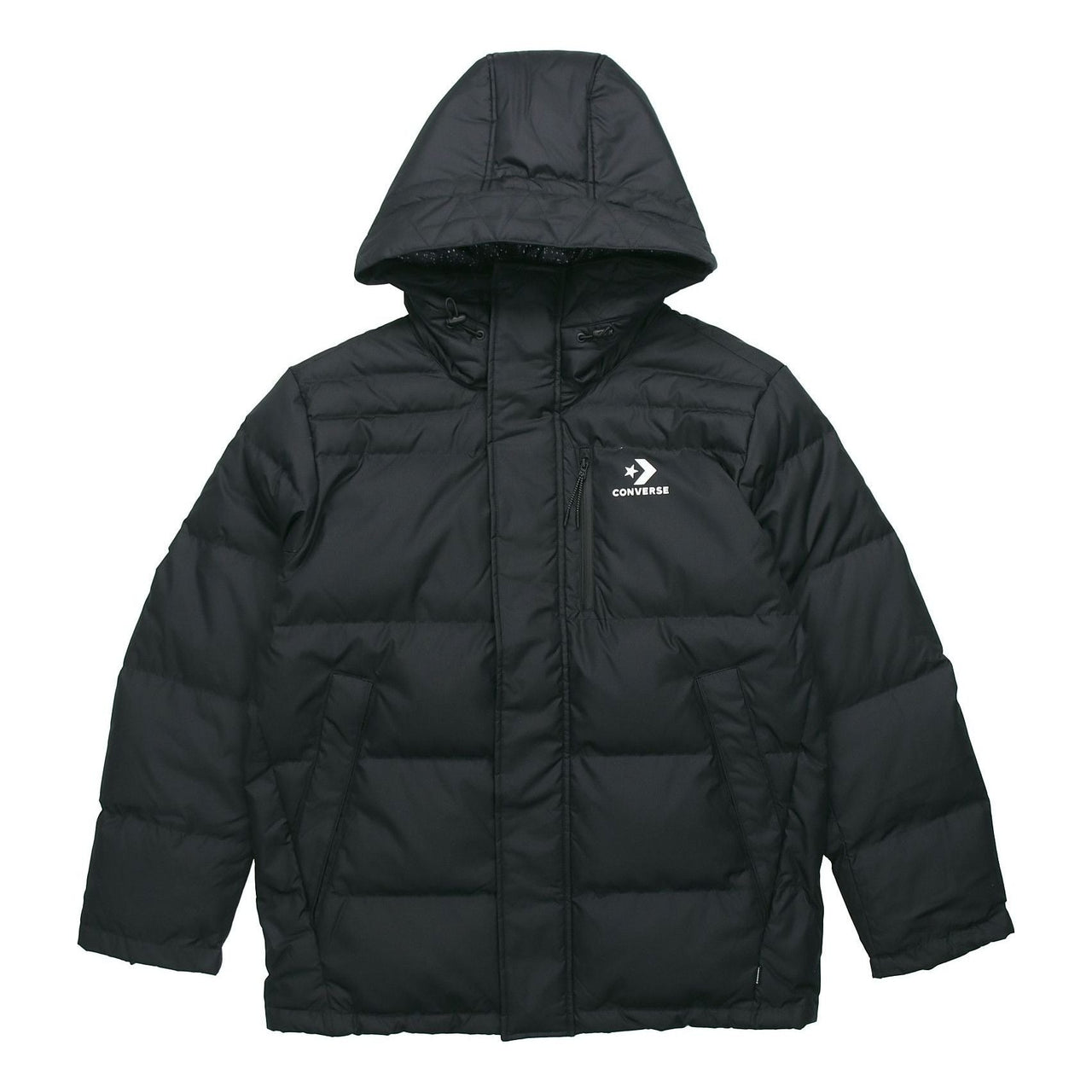 Men's Converse Outdoor With Down Feather Jacket Black 10019321-A02