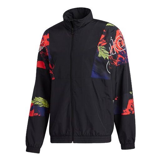 Men's adidas Fstv Tracktop Sports Black Jacket GJ7772
