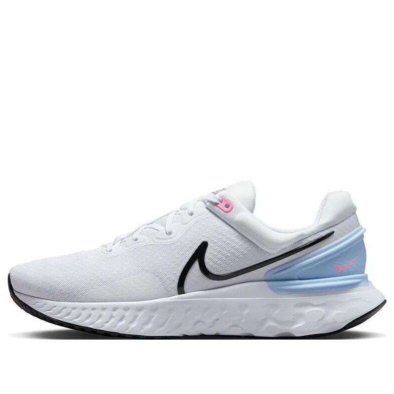 Nike React Miler 3 Road Running Shoes 'White Bright Crimson Obsidian' DD0490-102