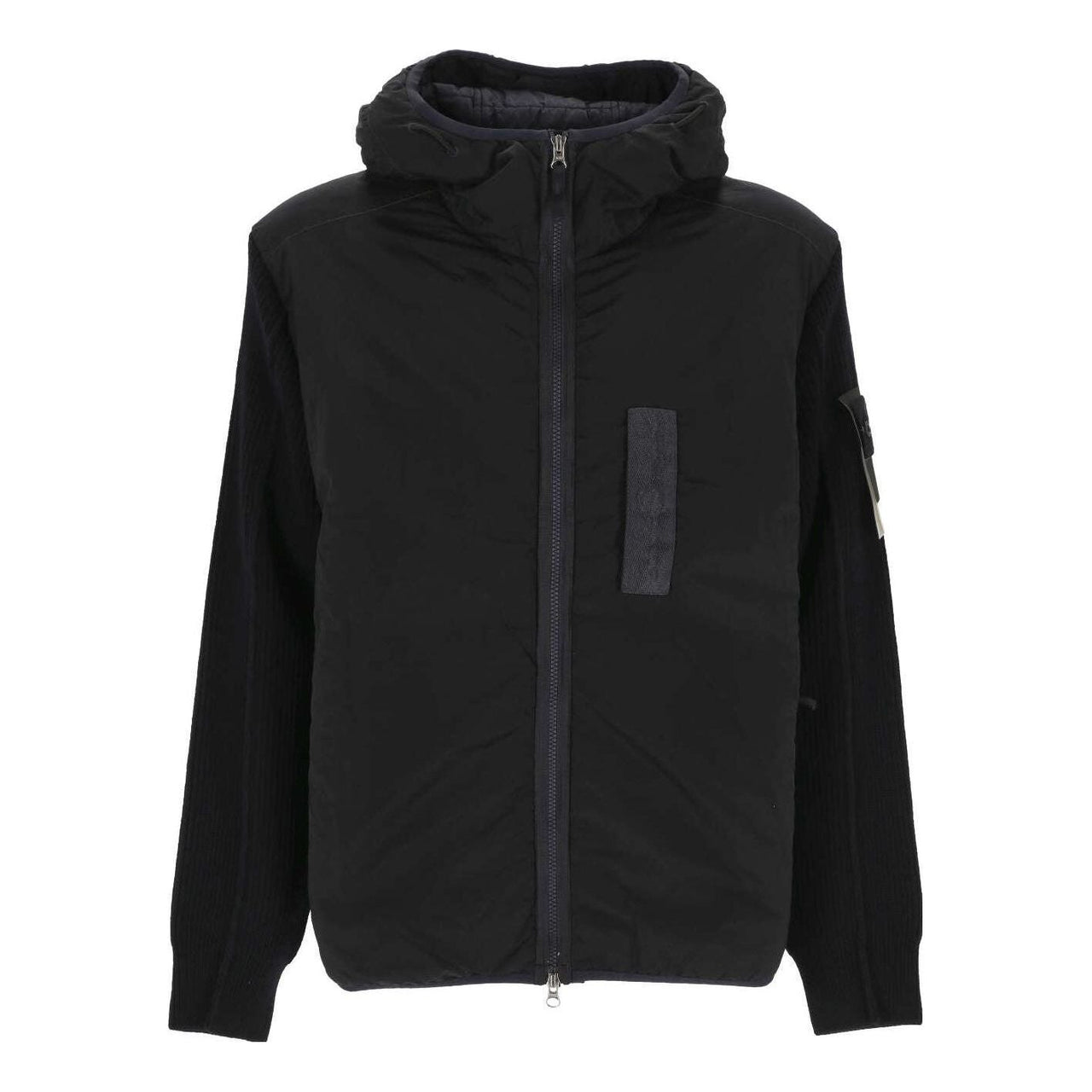 STONE ISLAND Wool Plain Logo Jackets 'Black' 791544134-V0020