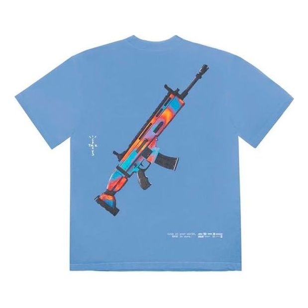 Travis Scott The Scotts Astro Goosebumps T-Shirt 'Sky Blue' TC-298