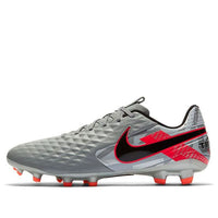 Nike Tiempo Legend 8 Academy MG 'Metallic Grey Crimson' AT5292-906