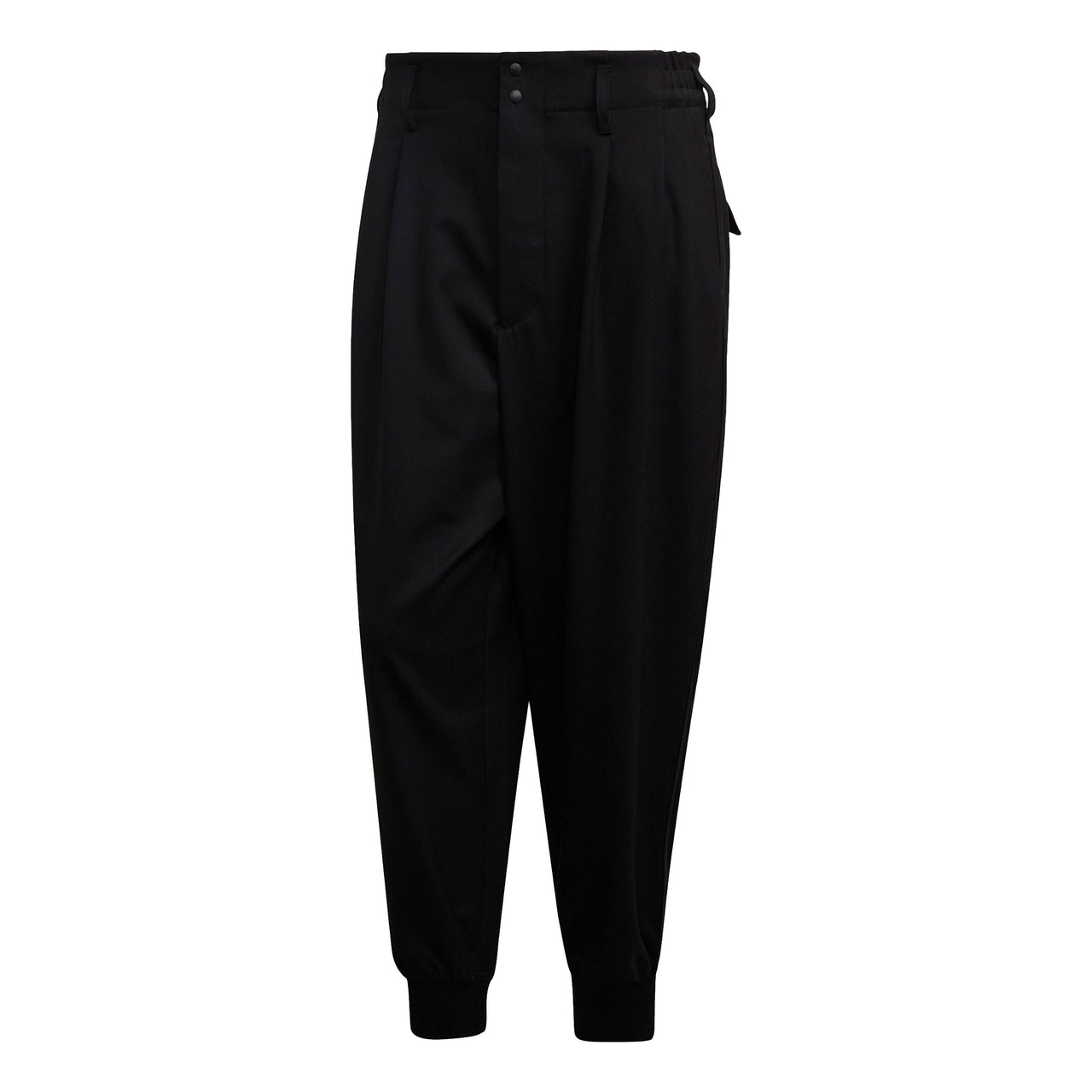 adidas Y-3 Classic Refined Wool Cuff Pants 'Black' GK4567
