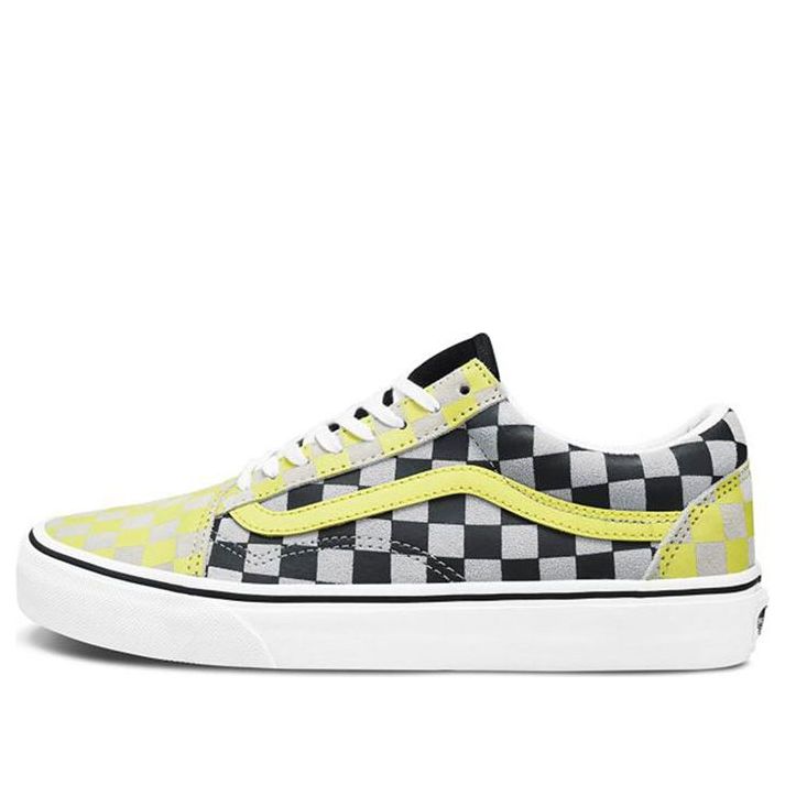 Vans Old Skool Checkerboard Blackyellow VN0A4U3BXF9