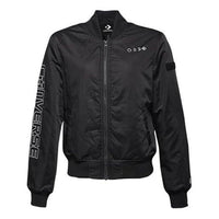 (WMNS) Converse Casual Sports Short Stand Collar Jacket 'Black' 10007511-A02
