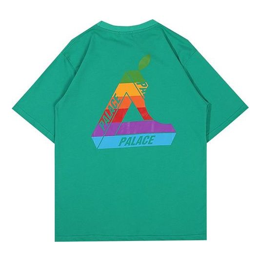 PALACE Jobsworth T-Shirt Creative Apple Printing Short Sleeve Unisex Green P16TS047