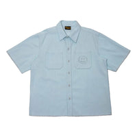 Drew House Corduroy Shirt 'Baby Blue' DR-SS21-121