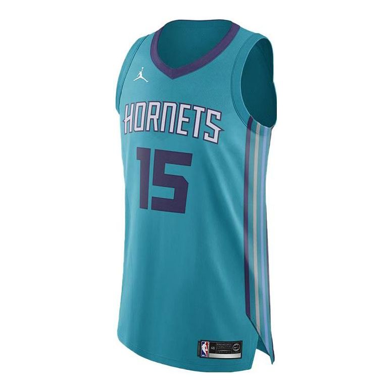 Air Jordan Kemba Walker Charlotte Hornets 2023/24 Icon Edition Authentic Jersey #15 863016-428