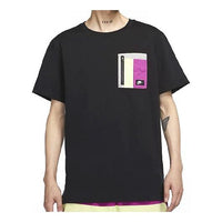 Nike Sportswear Zipper Pocket Design Short Sleeve Black CZ8671-010