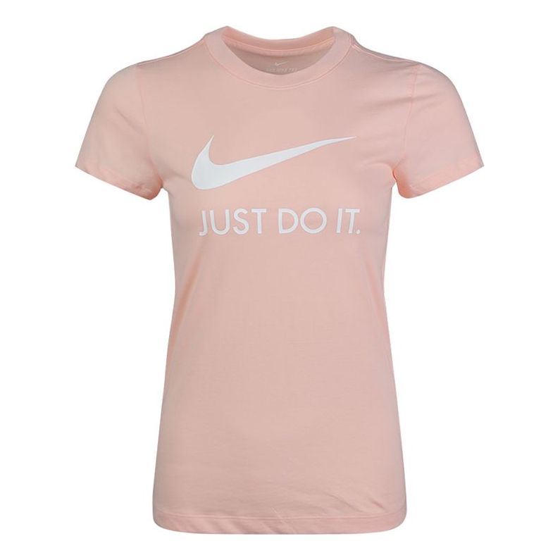 (WMNS) Nike Sportswear JDI Slim Slim Fit Short Sleeve Washed coral red CI1384-664