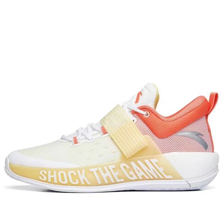 ANTA Shock The Game 4 Low 'White Yellow Orange' 112231608-6