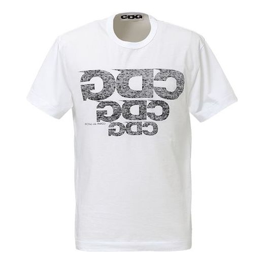 COMME des GARCONS CDG 3Logo Large Short Sleeve 'White' SZ-T022-051-1-4