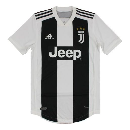 adidas Juventus Player Edition Home Short Sleeve Jersey Black White CF3493