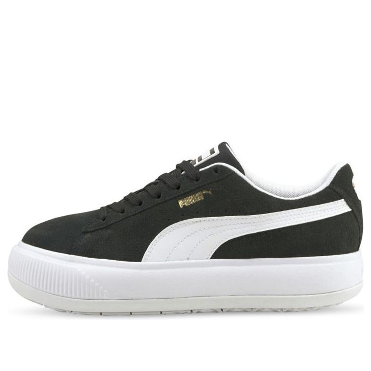 (WMNS) PUMA Suede Mayu 'Black White' 380686-02