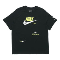 Nike Swoosh Round Neck Short Sleeve Black CU0078-010