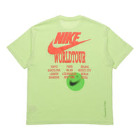 Nike Back Printing Embroidered Logo Sports Round Neck Short Sleeve Green DA0990-383