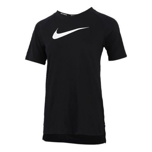 (WMNS) Nike Breathe Tailwind Dri-FIT Running Short Sleeve Black CZ8521-010