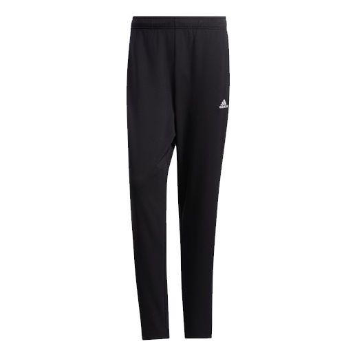 adidas M Mh 3st Wu Pnt Side Stripe Logo Casual Sports Long Pants Black GN0822