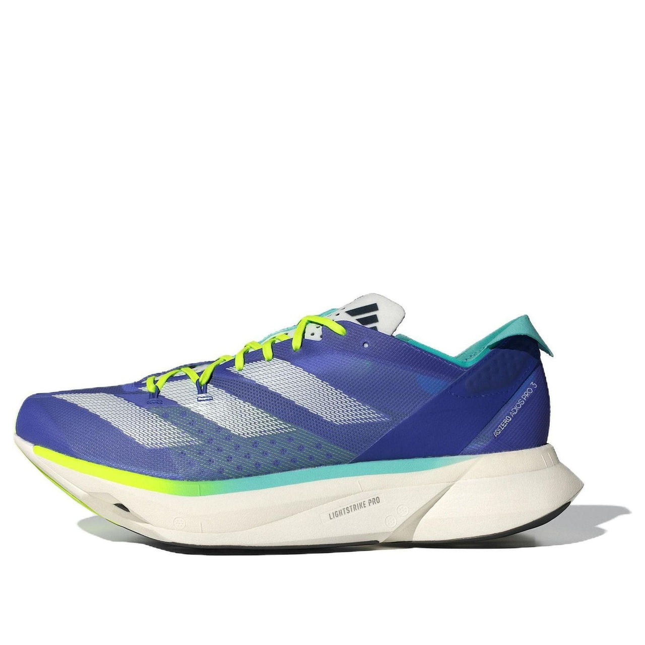 adidas Adizero Adios Pro 3 'Cobalt Blue Lucid Lemon' ID3635