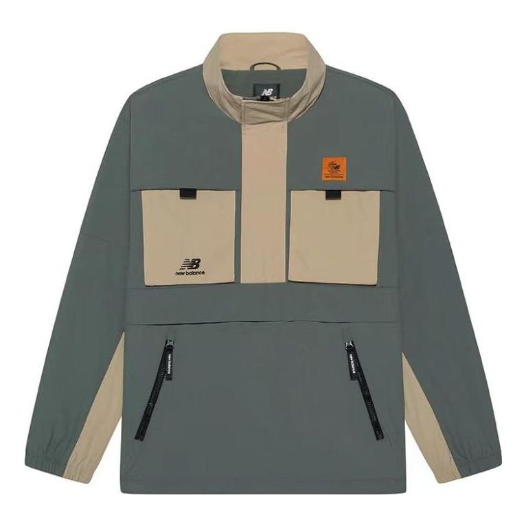 New Balance Windbreaker Sweatshirt 'Green Khaki' NAA56143-KH
