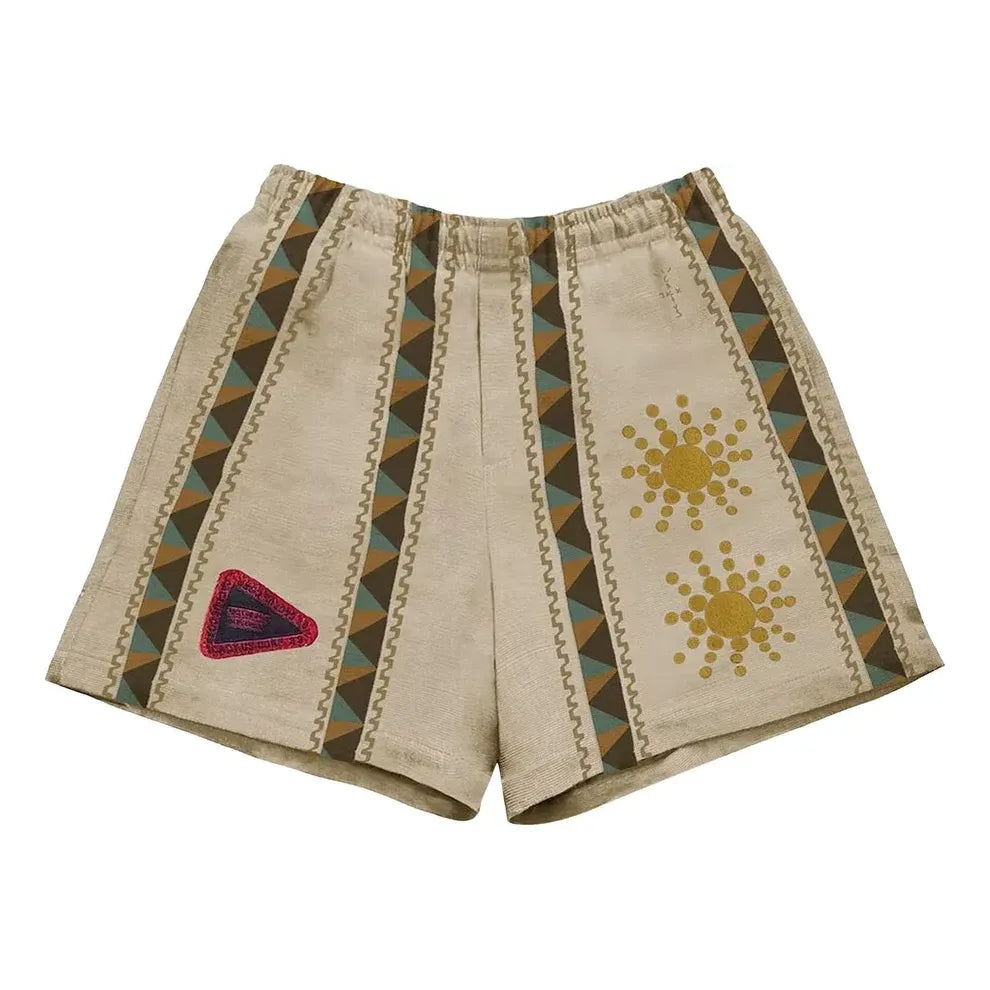 Travis Scott Cactus Jack Starburst Short 'Cream' CJAM-PS05