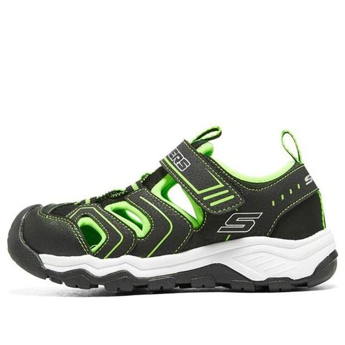 (GS) Skechers Solar Quest 'Black Green' 407030L-BKLM