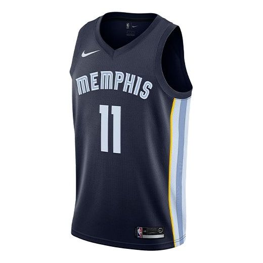 Nike NBA Team limited Jersey SW Fan Edition Gray Memphis Grizzlies 11 Navy Blue Dark blue 864485-420