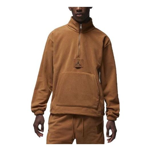 Air Jordan Winterized Fleece Half-Zip 'Light British Tan' FD7863-281