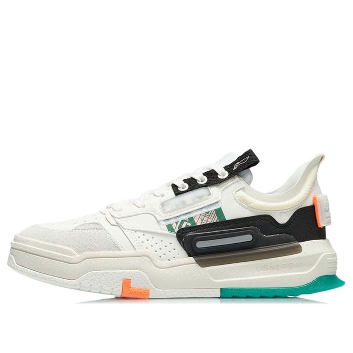 (WMNS) Li-Ning Geek 'White Black Green' AGCR154-1