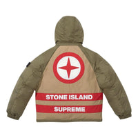 Supreme x STONE ISLAND FW23 Week10 Reversible Down Puffer Jacket 'Olivegreen' SUP-FW23-166