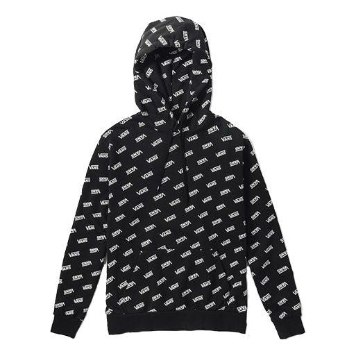 Vans logo Alphabet Printing Fleece Lined Couple Style Black VN0A3QRXRS1