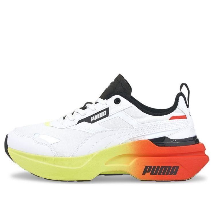 (WMNS) PUMA Kosmo Rider 'Gradient - White Fizzy Yellow' 384041-01