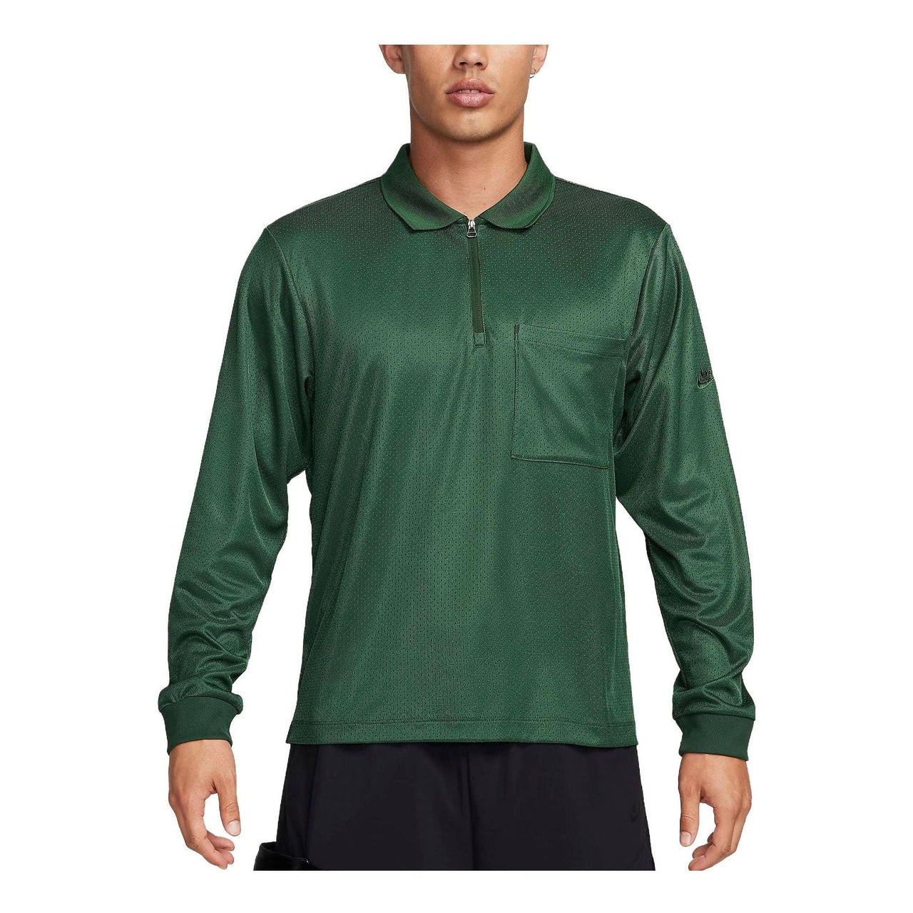 Nike Sportswear Tech Pack Men's Dri-FIT 1/2-Zip Long-Sleeve Top 'Green' FB7382-323