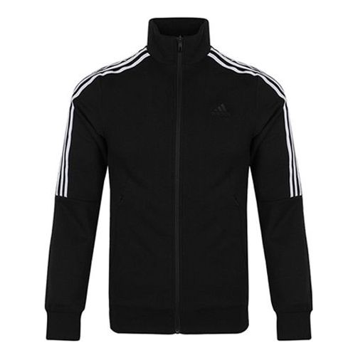 adidas Tt Ft 3S Stand Collar Knit Jacket Black DW4598