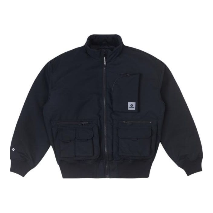 Converse Short Down Bomber Jacket 'Black' 10025251-A03