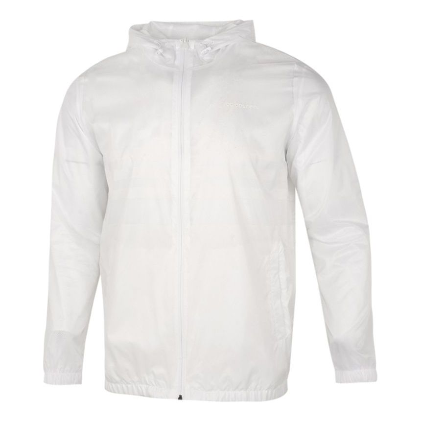 adidas neo Sports Running Training Windproof Hooded Jacket White GP5696