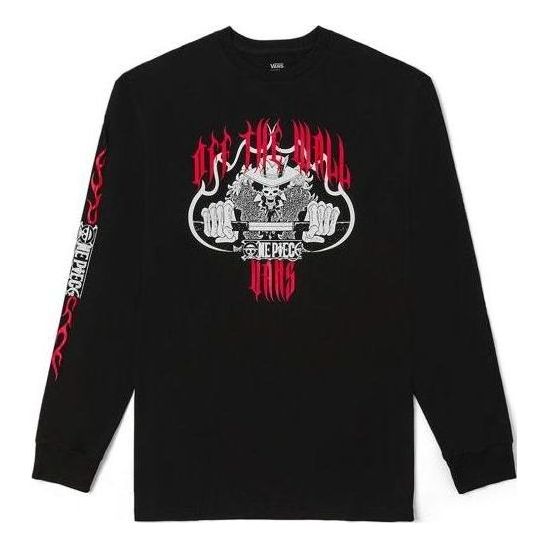 Vans X One Piece Long Sleeve T-Shirt 'Black' VN00005WBLK